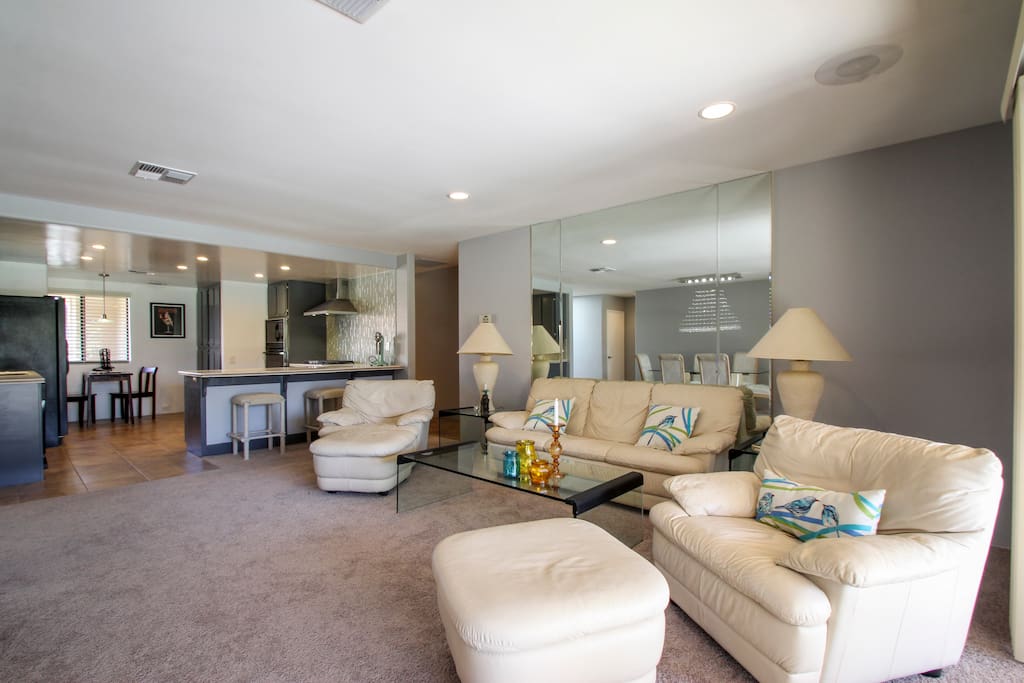 Open living room