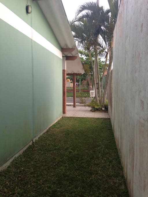 Lateral da casa