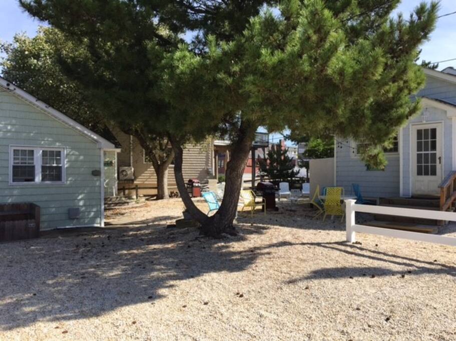 Off street parking/yard view
