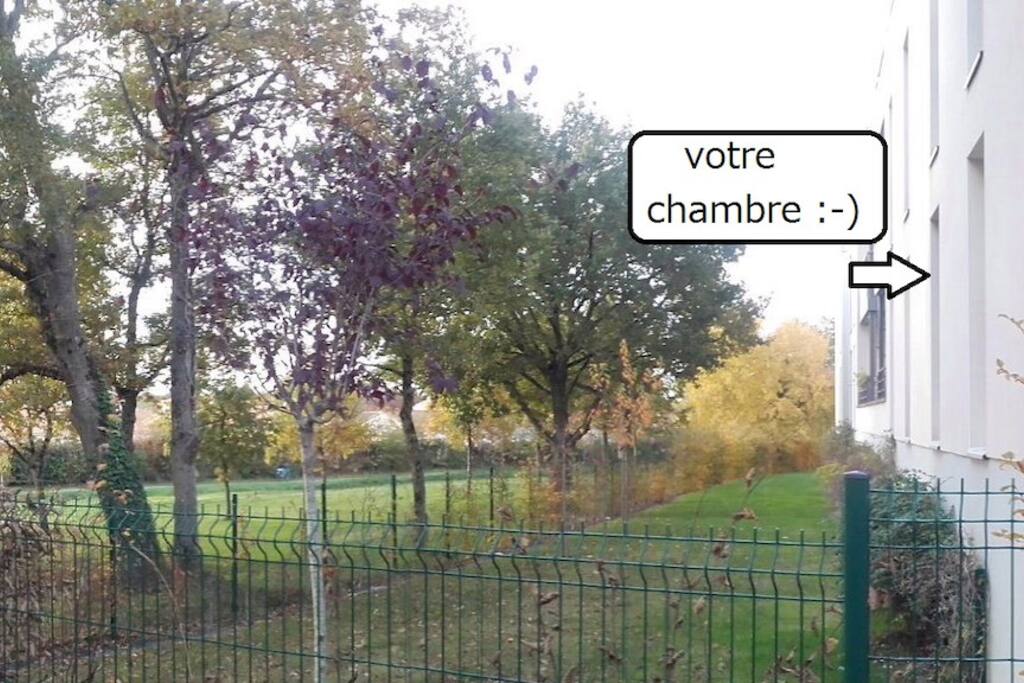 Balcon et localisation de votre chambre.