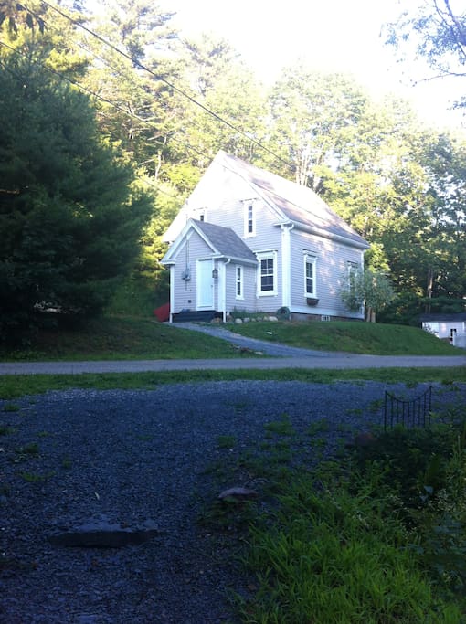 The cottage catches lots of sun