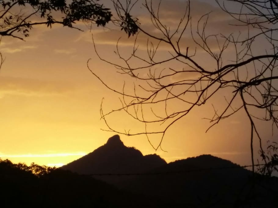 Five minutes drive to a stunning Wollumbin sunset!