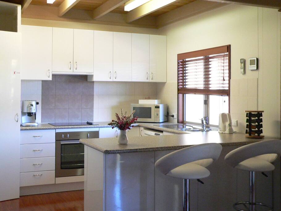 Kitchen includes a dishwasher and full sized fridge