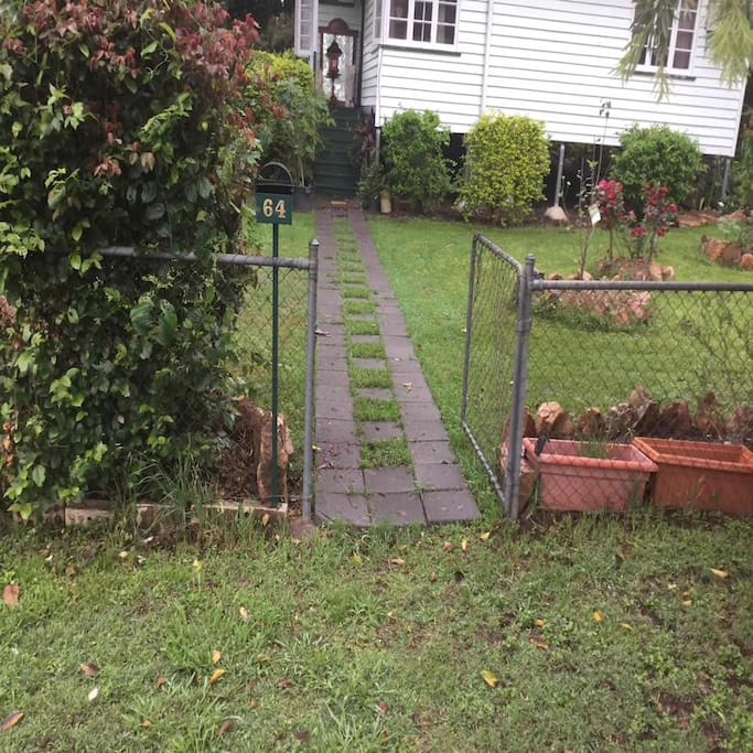 Walk in entrance