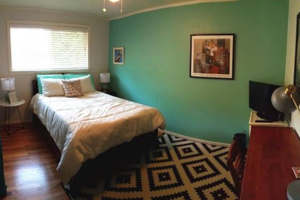 Private bedroom with lockable door