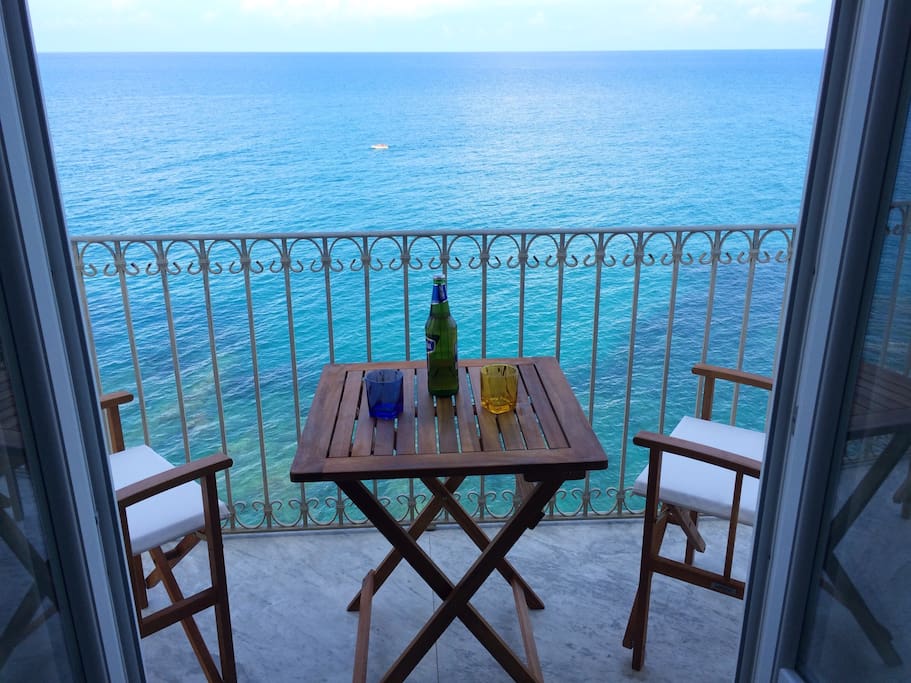 balcony on the sea
