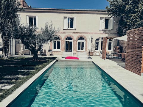 House 225 m2 Agen center pool