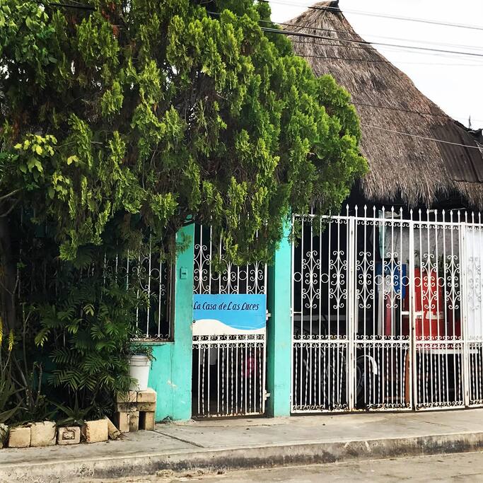 This is the entrance to La Casa de Las Luces