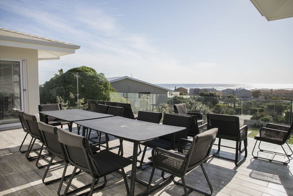 Upstairs open patio