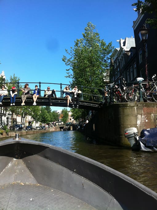 varen op de grachten van Amsterdam