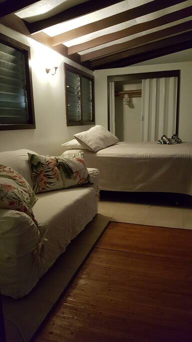 Love Seat with Queen bed