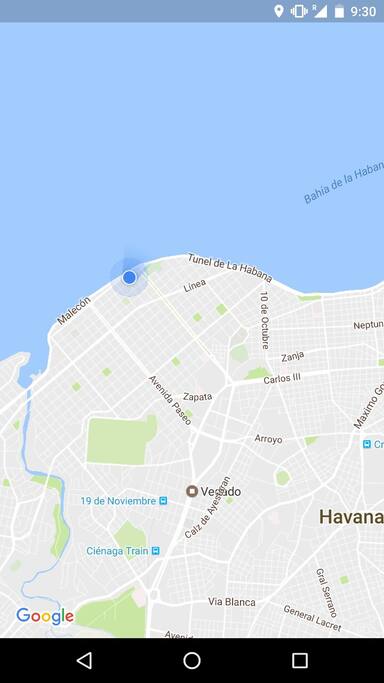 mapa donde esta la casa Calle F