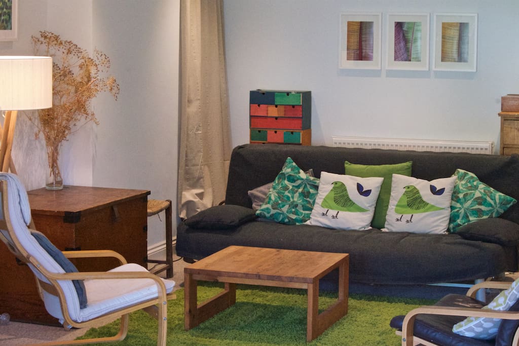 Sitting area of shared space