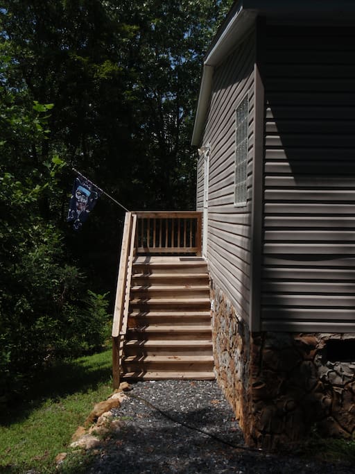 Steps to house