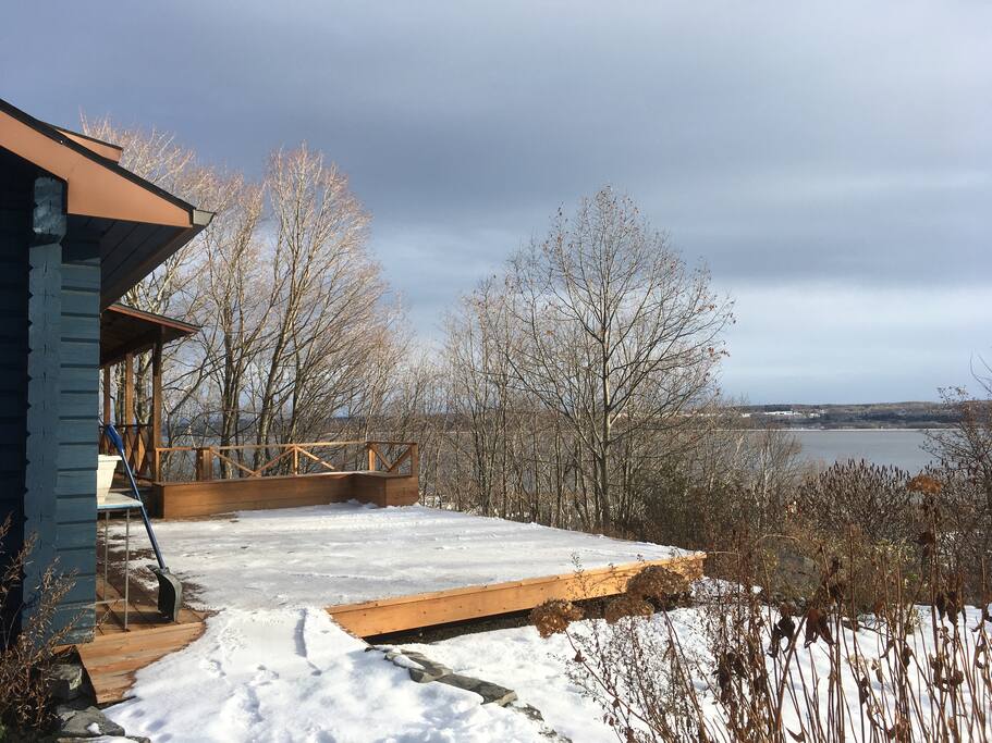 Vue sur le fleuve St-Laurent