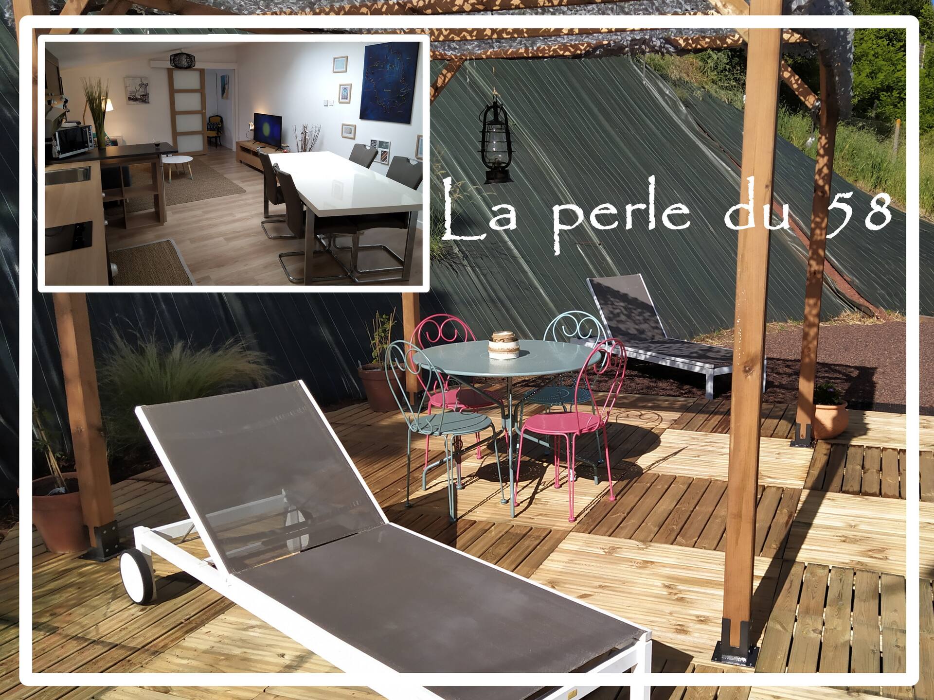 La perle du 58 - T2 Parking Wifi Terrasse CLIM