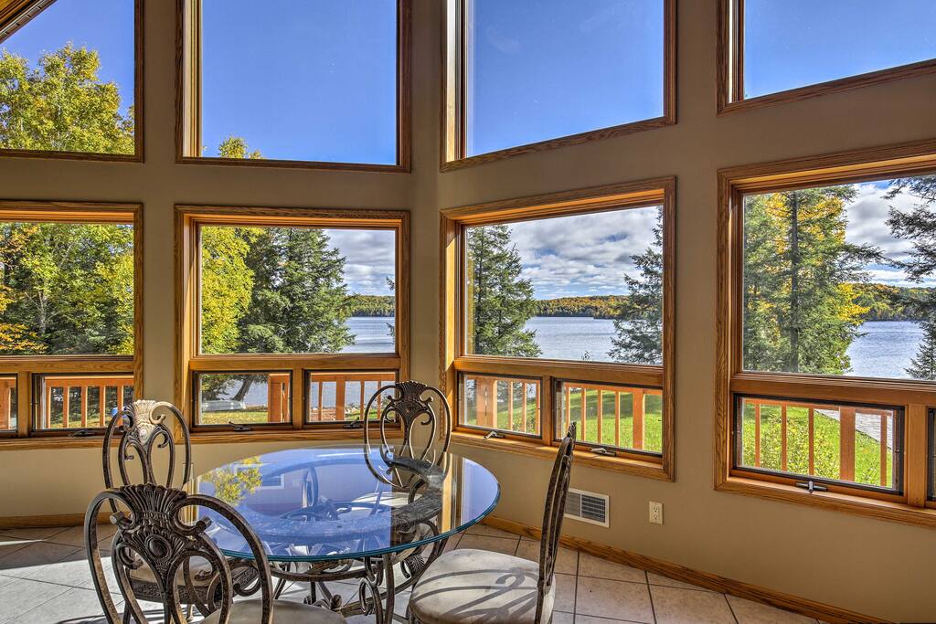 Whether you're inside or outside, you can still enjoy the surrounding beauty!