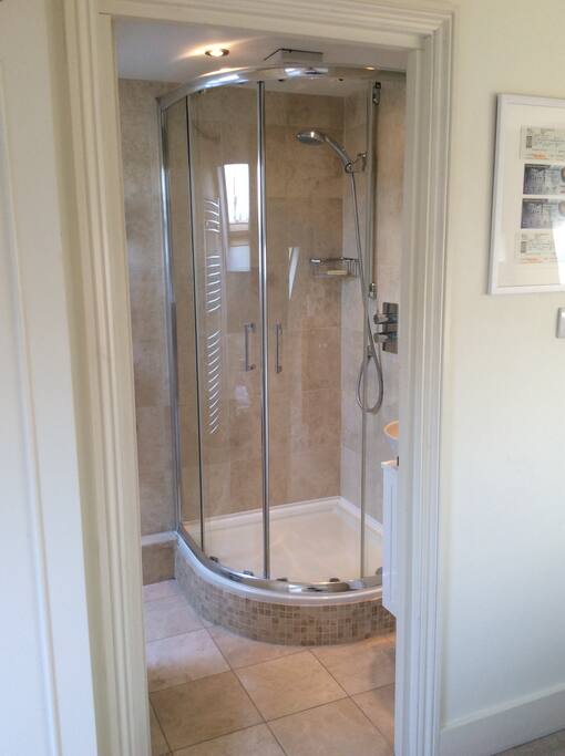 Ensuite bathroom with shower