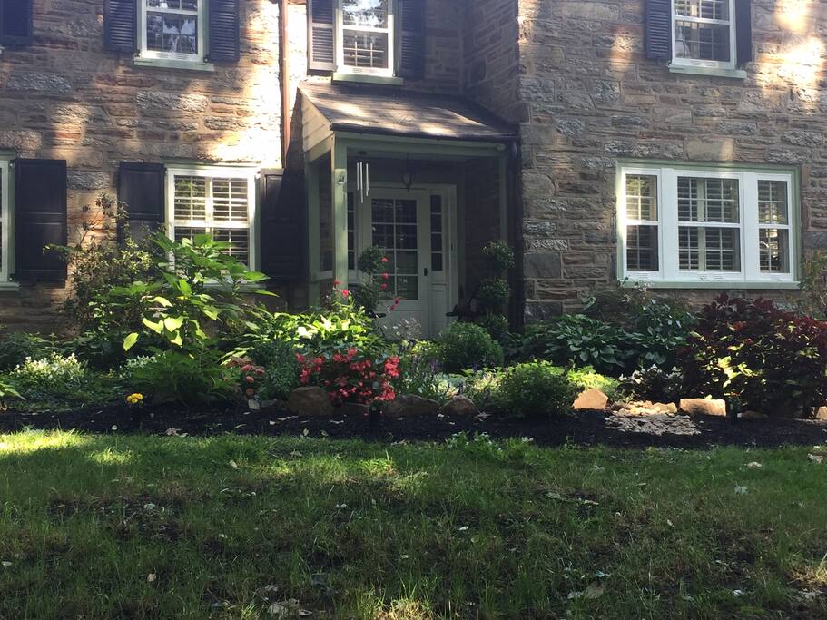 Front yard garden view