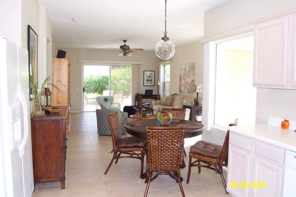 Dining area looking toward living room