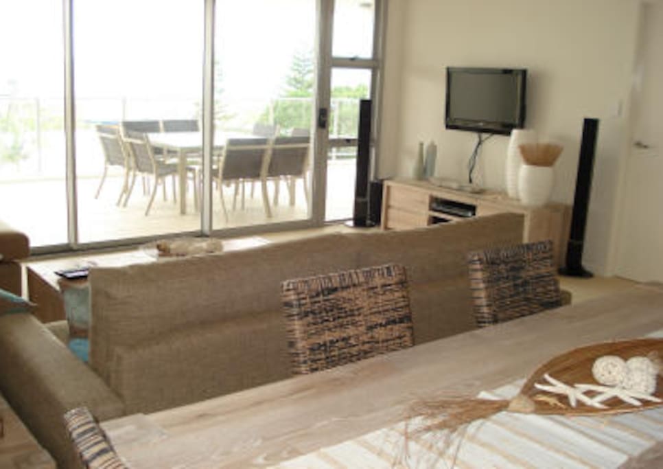 Lounge and dining area.