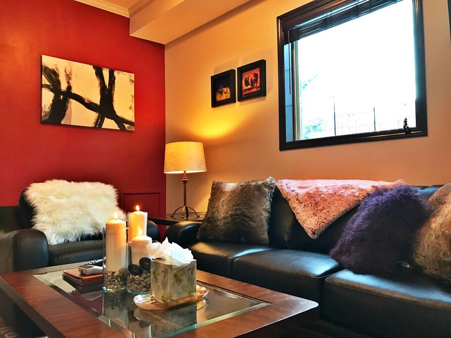 Home feel living room with natural lights!