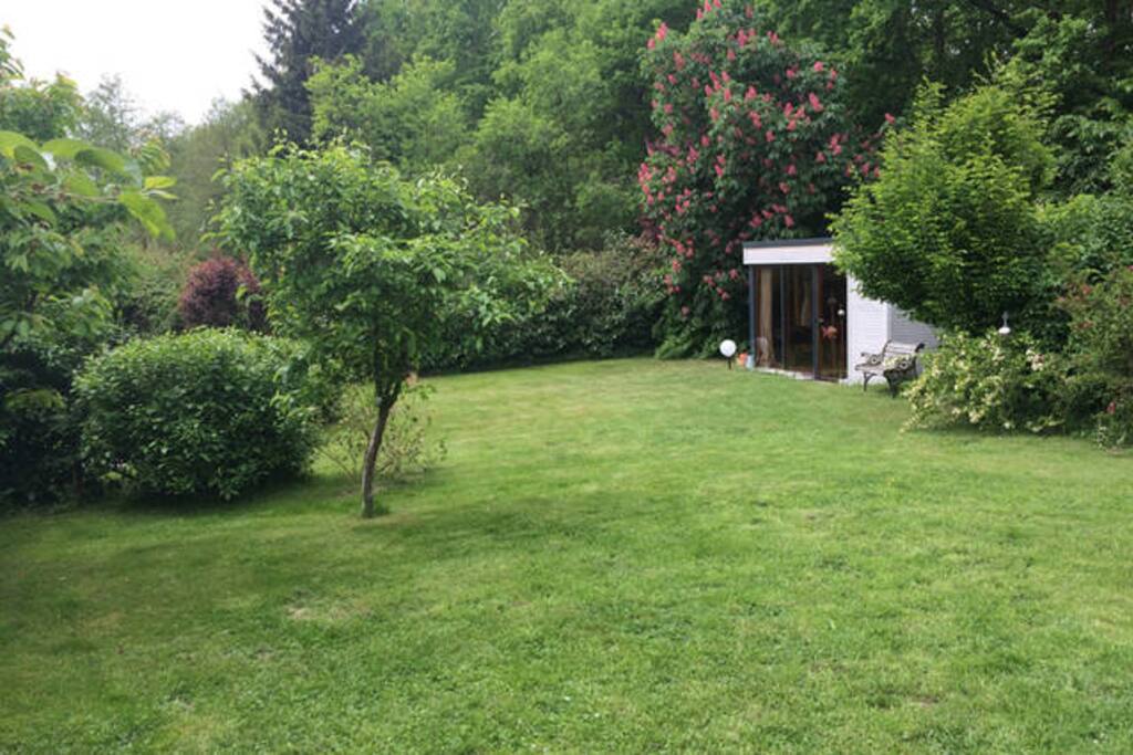 Blick in den schönen Garten