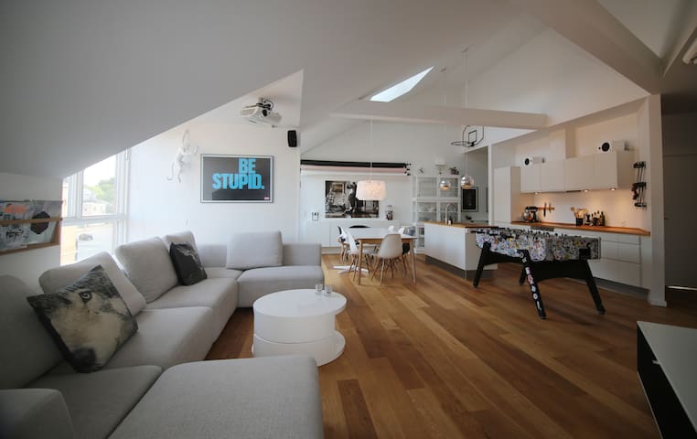 New yorker inspired designer loft in Copenhagen