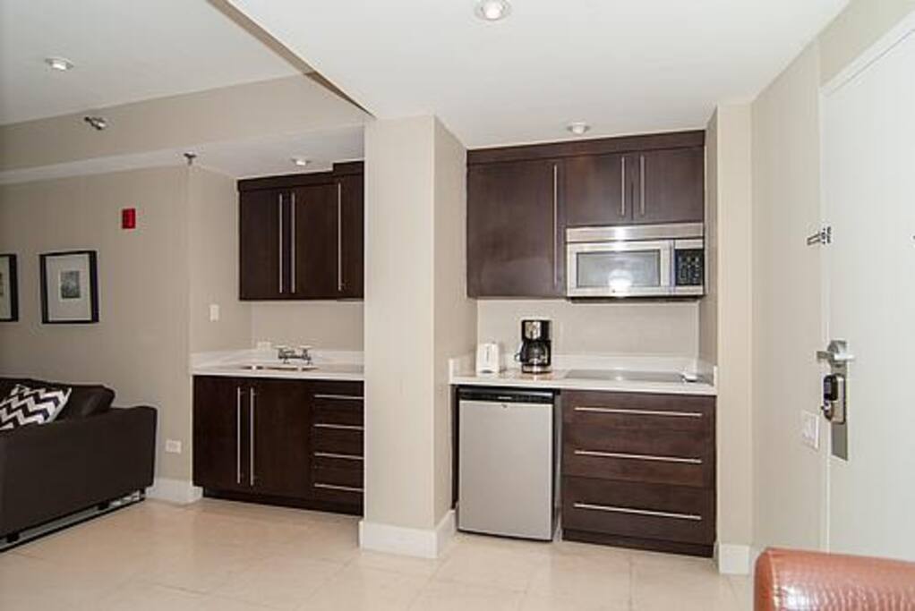 Kitchen with cooktop