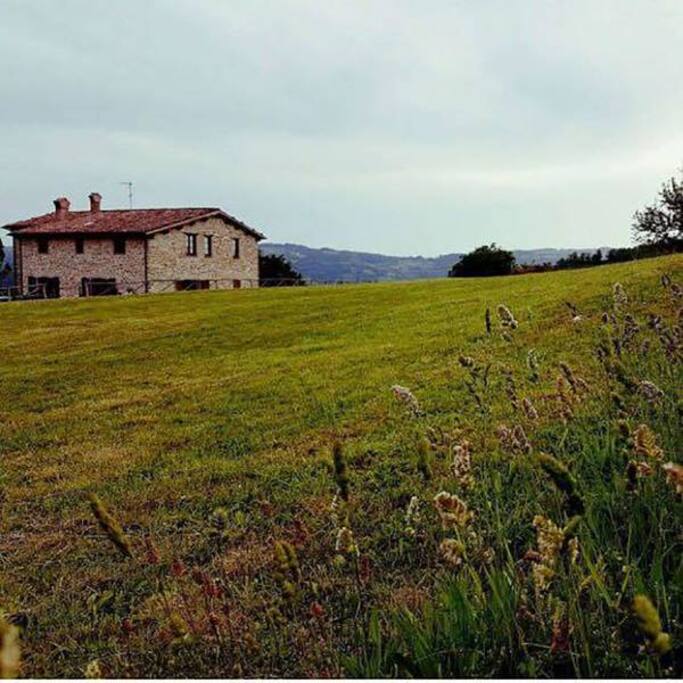 Vista dell'agriturismo