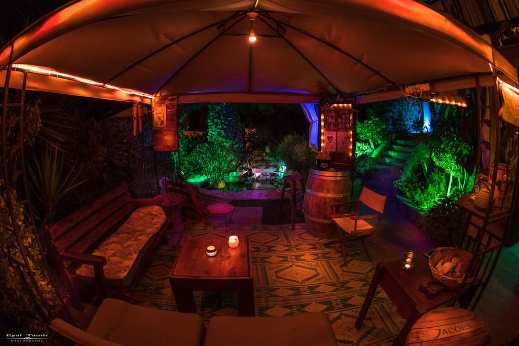 The Private pub in the yard house