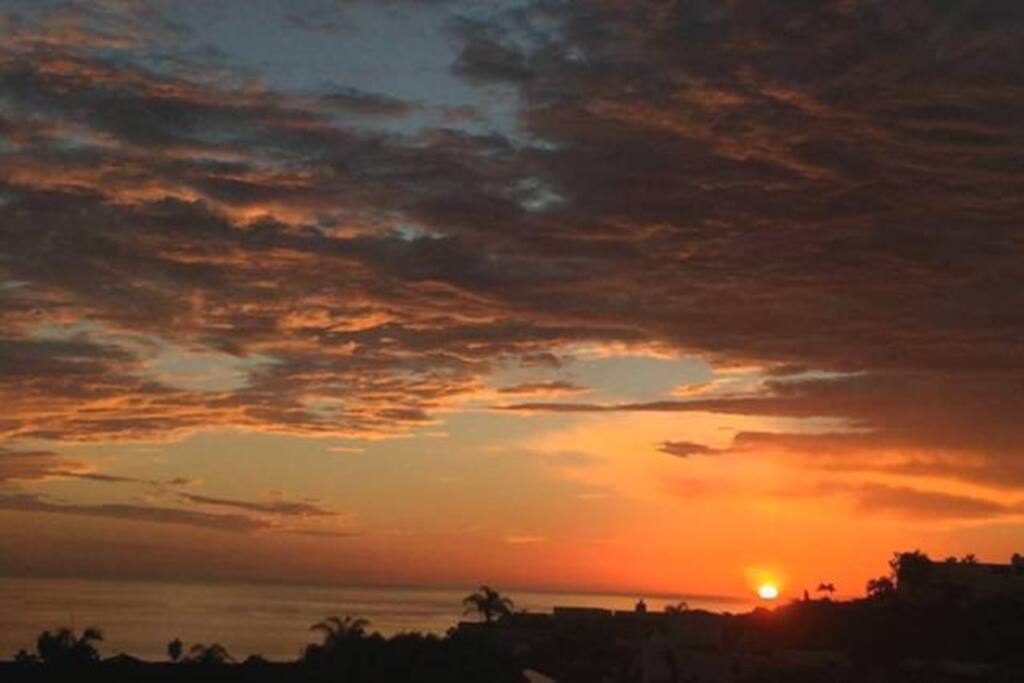 Sunsets from the house