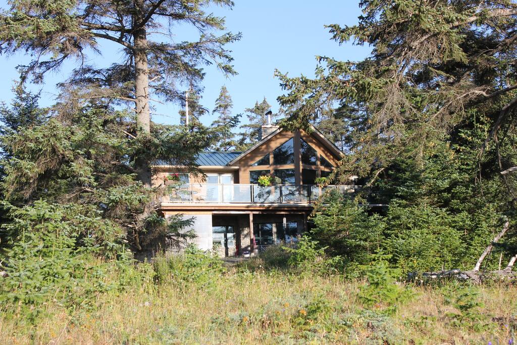 House from beach