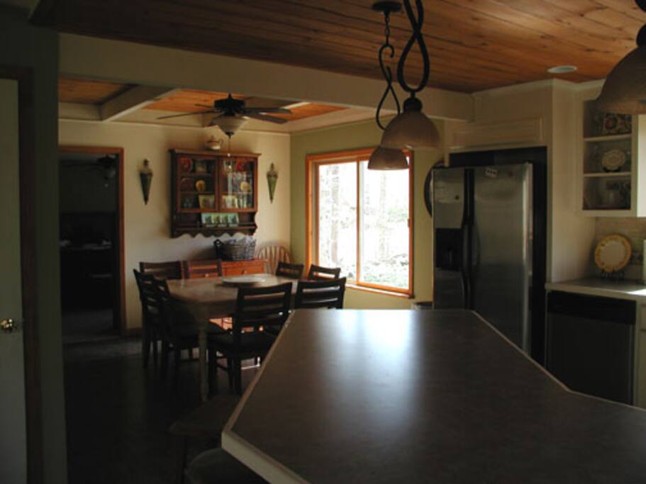 Kitchen island and table