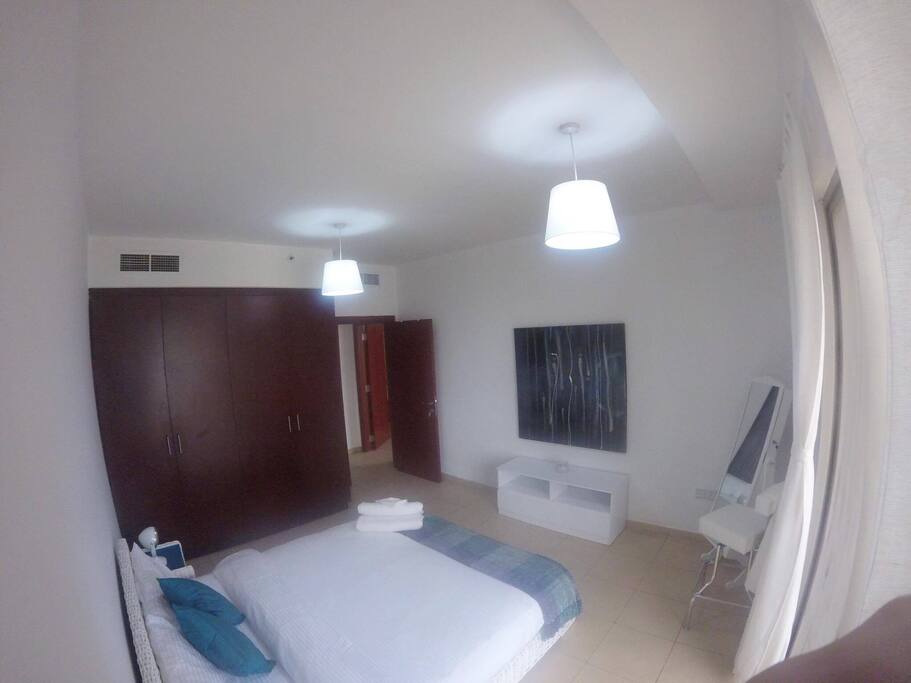 Room for Guests. Comes with Towels, blankets, closet space, tall mirror, balcony access. It comes with your own private bathroom across the doorway.