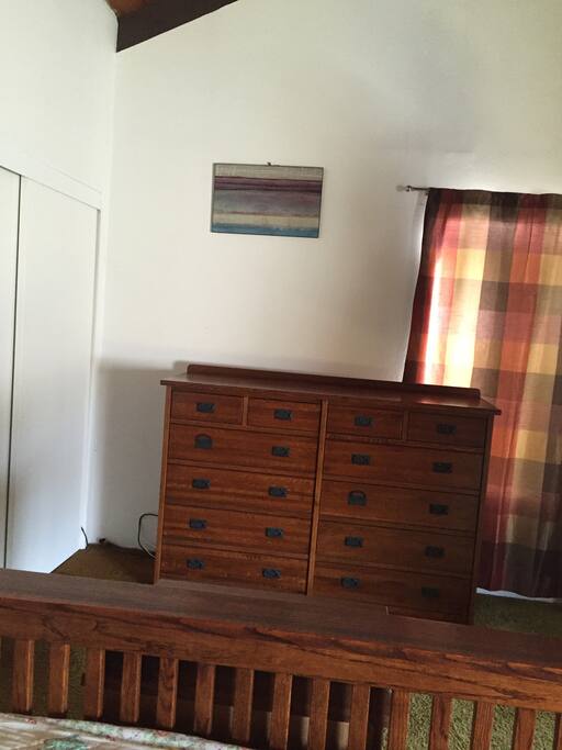 Ample closet and storage space to keep you feeling at home on your stay.