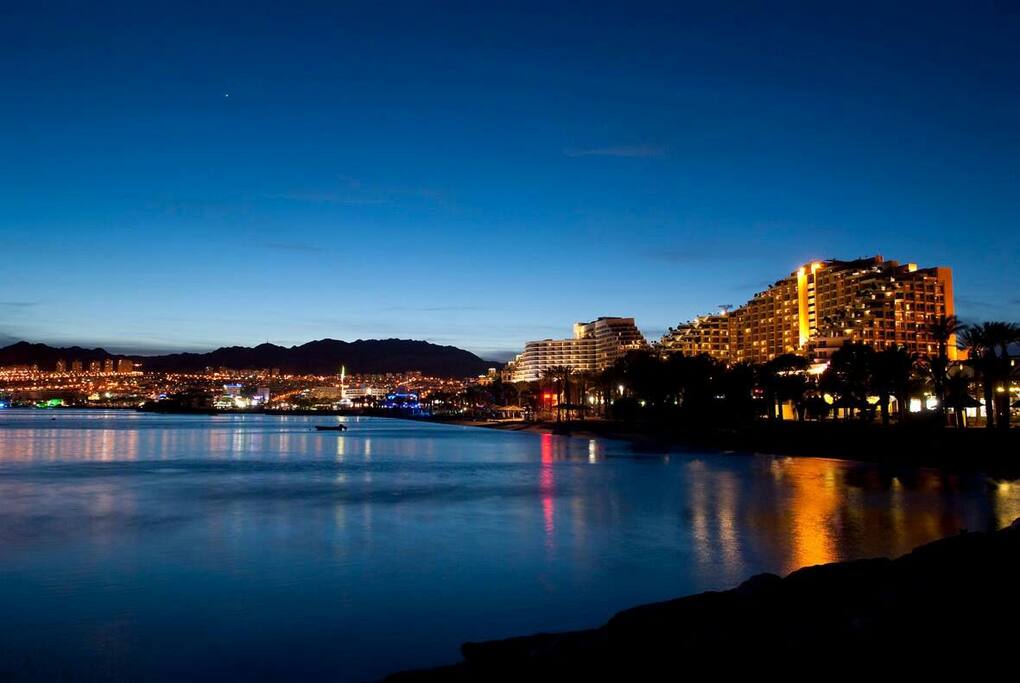 Eilat at before sunset