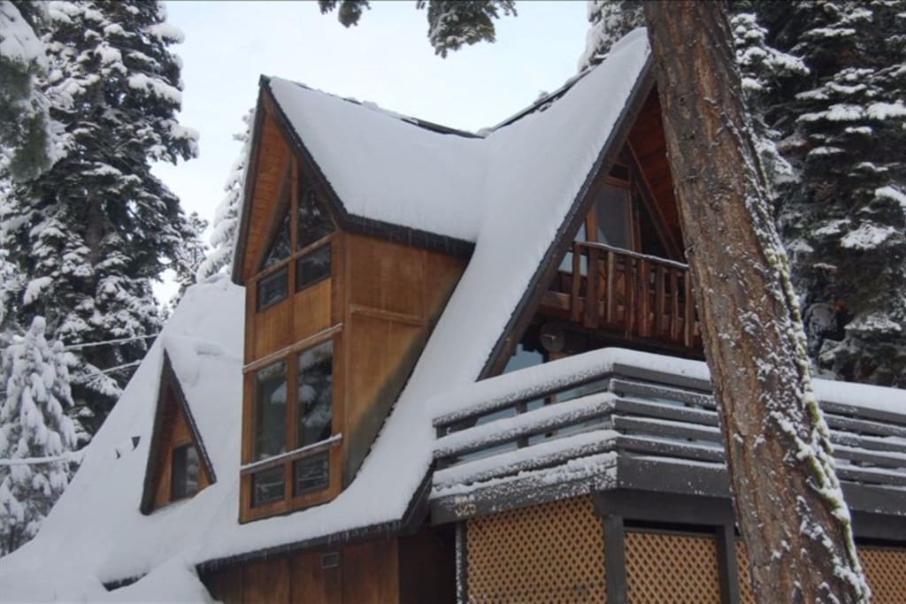 Summer or winter, the cabin is a lovely retreat