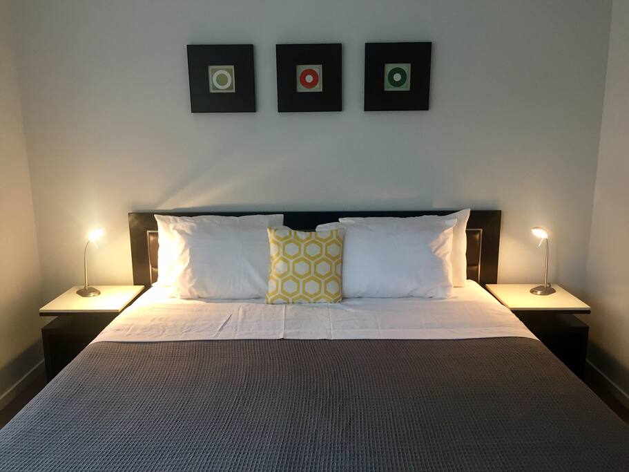 Bedroom - King size bed (2x single beds)