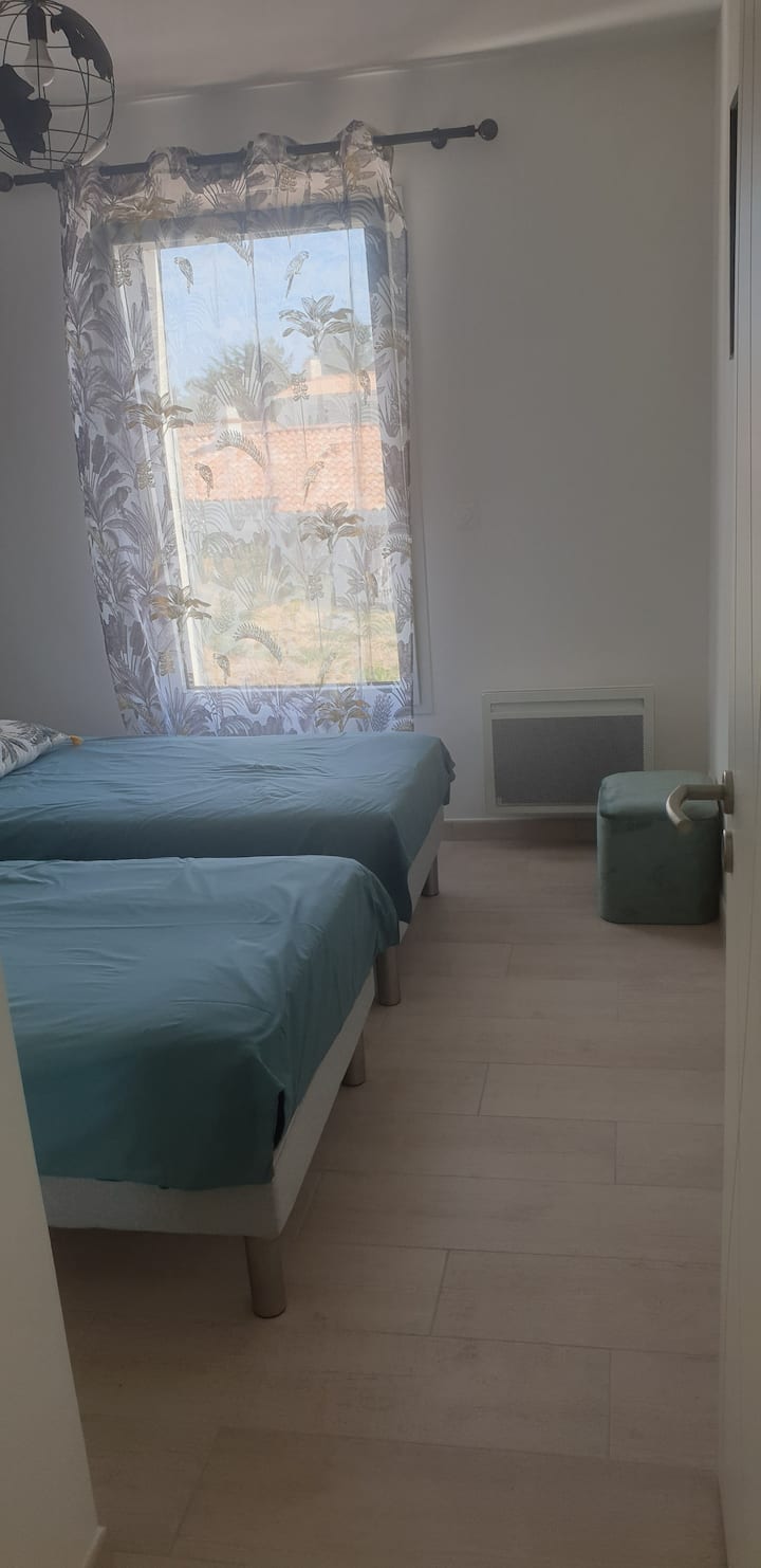 Chumba cha kulala 2 - vitanda 2 pacha 90 x 200