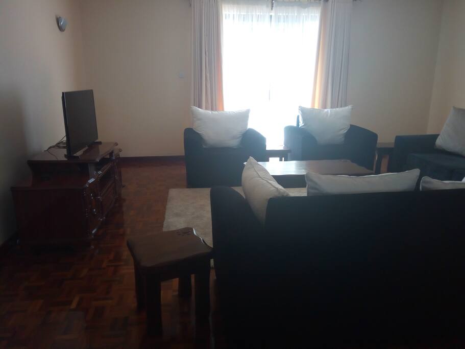 Lounge with separate dining area