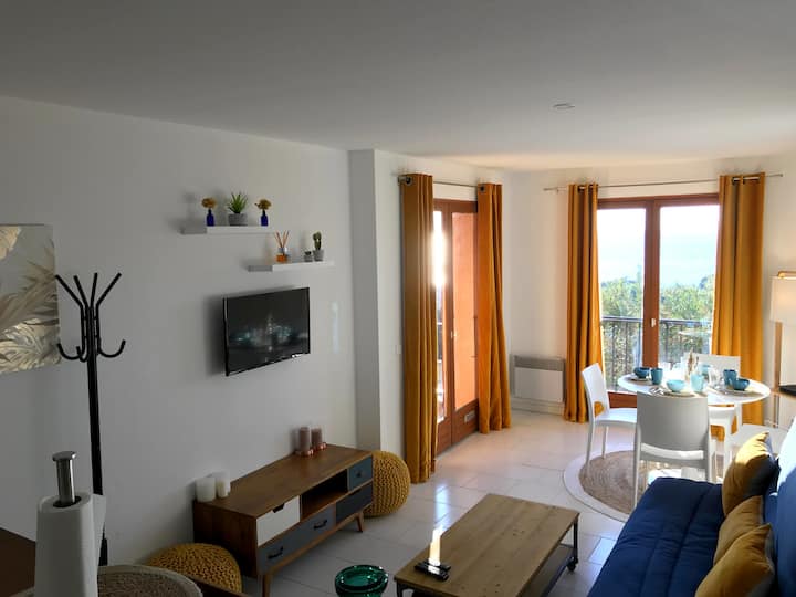 Vue Mer Exceptionnelle,piscine, Tennis à Porticcio - Corsica