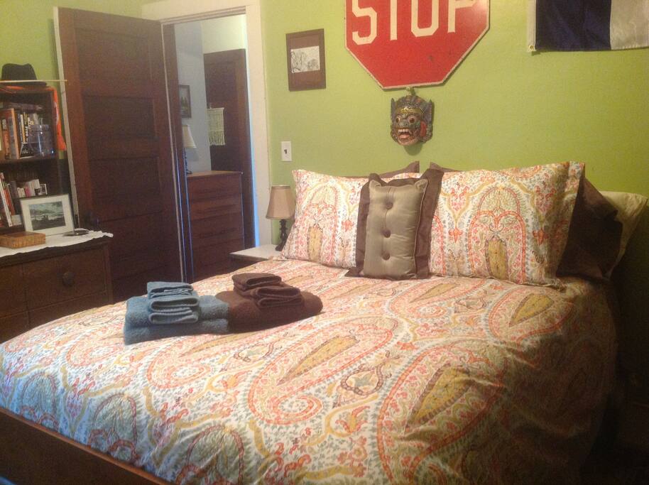 Real full sized bed.