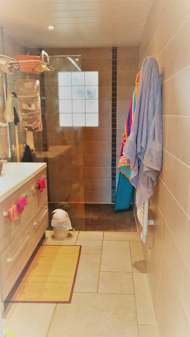 Douche italienne + wc