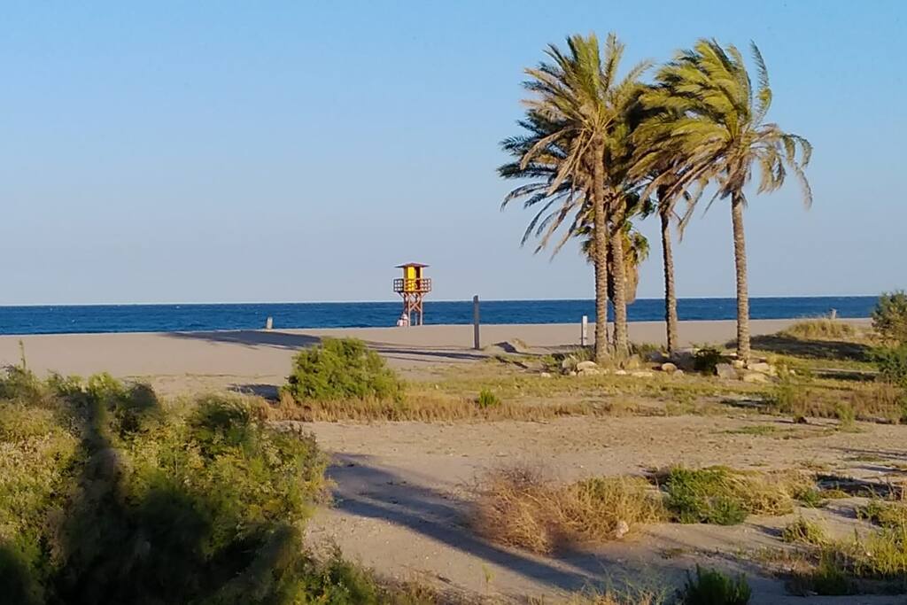La playa a 3 minutos andando