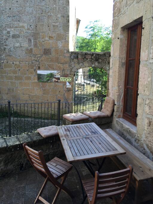 One of the charming outdoor places