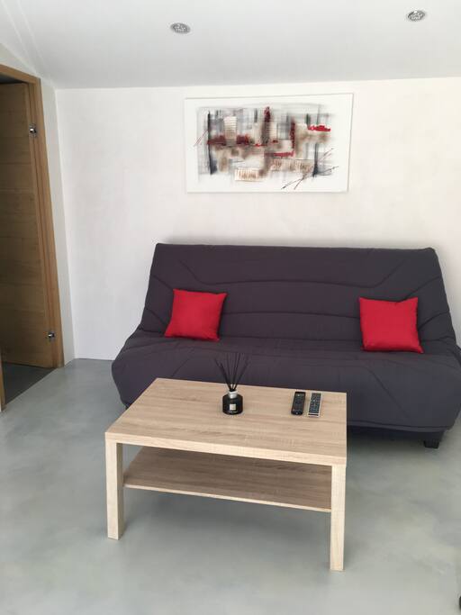 Sejour avec canapé convertible pour 2 personnes