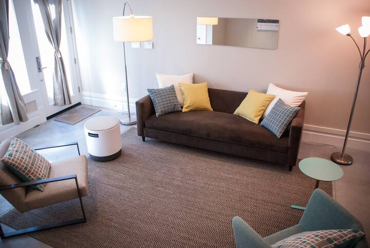 Modern townhouse a block from BART!