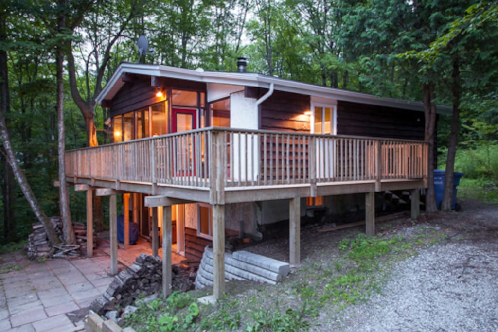 Amazing View From Modern Chalet Chalets for Rent in La Pêche, Quebec