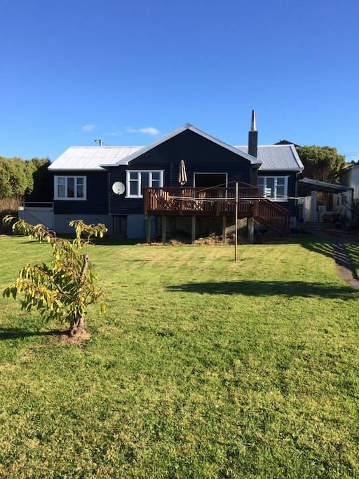 Back view of house from garden.